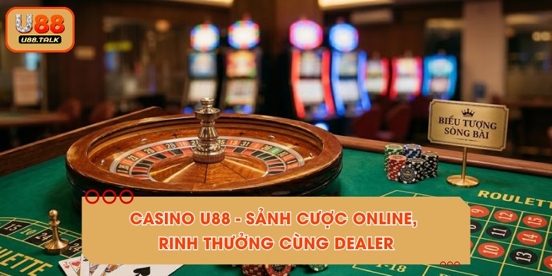 Casino U88 - Sảnh Cược Online, Rinh Thưởng Cùng Dealer