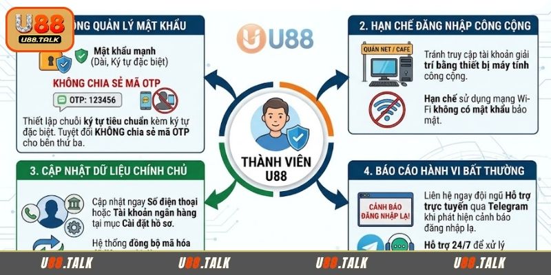 Vai trò của thành viên trong việc đảm bảo quyền riêng tư U88